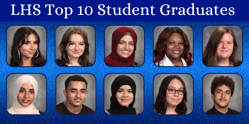 Photos of top 10 students