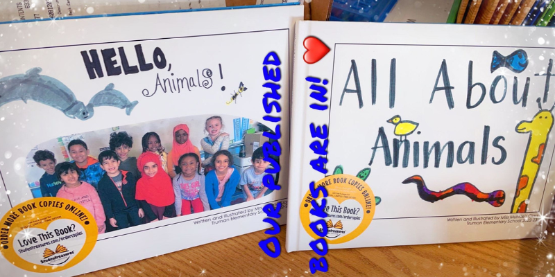 Truman Elementary school "All About Animals" books