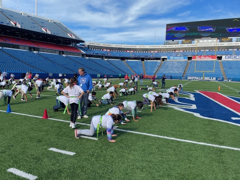 McManus Middle School Kicking Off Flag Football with NFL Play 60